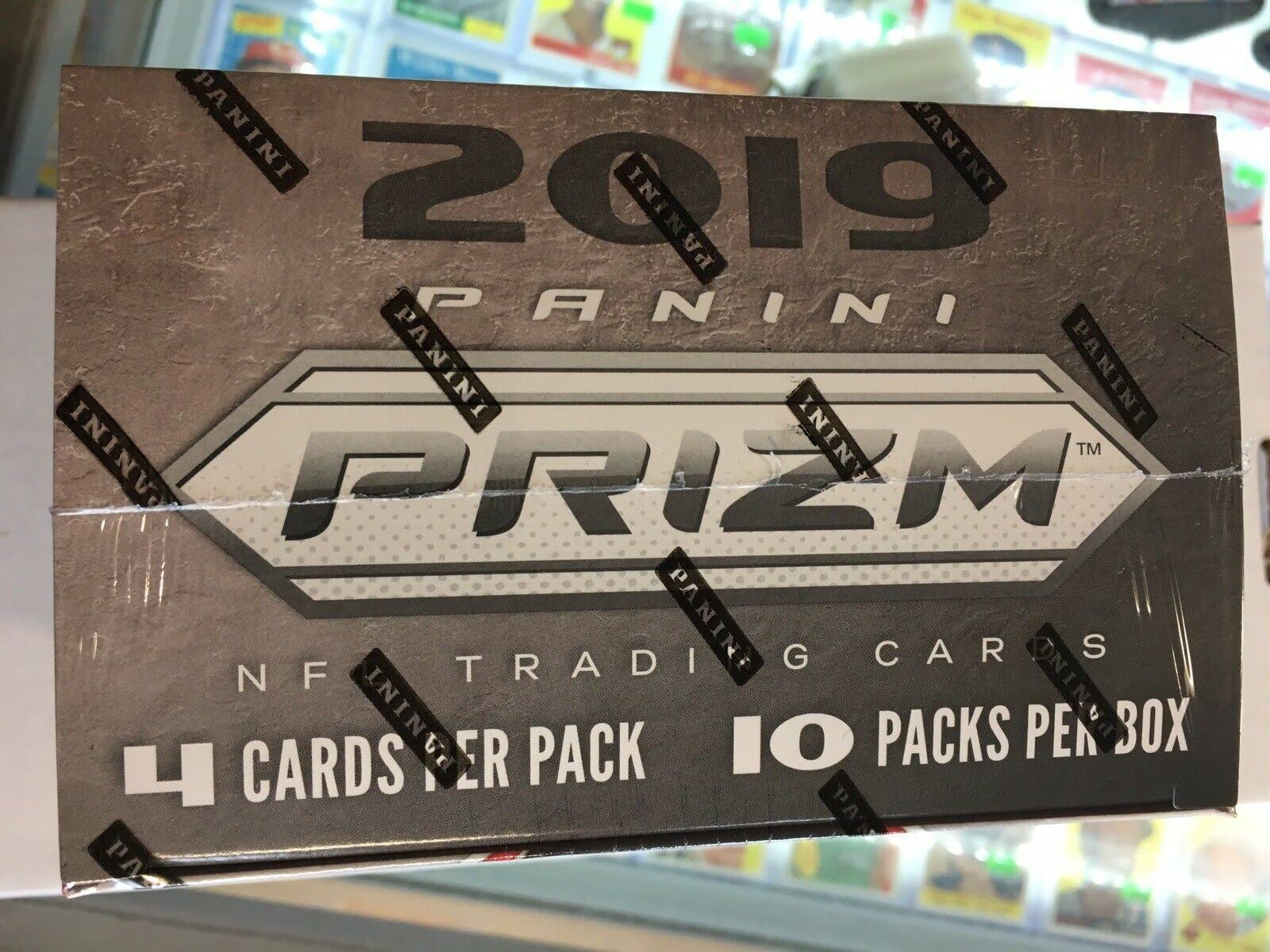 2019 Panini Prizm Football Retail Mega Box Factory Sealed 1 Auto per / 10 Packs