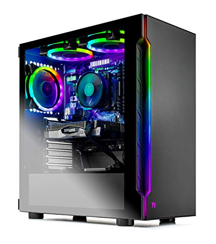 Skytech Eclipse Lite Gaming PC, Ryzen 7 7700X 4.5 GHz (5.4GHz Turbo Boost), NVIDIA RTX 4070 Super 12GB GDDR6X, 2TB SSD, 32GB DDR5 RAM 5600 RGB