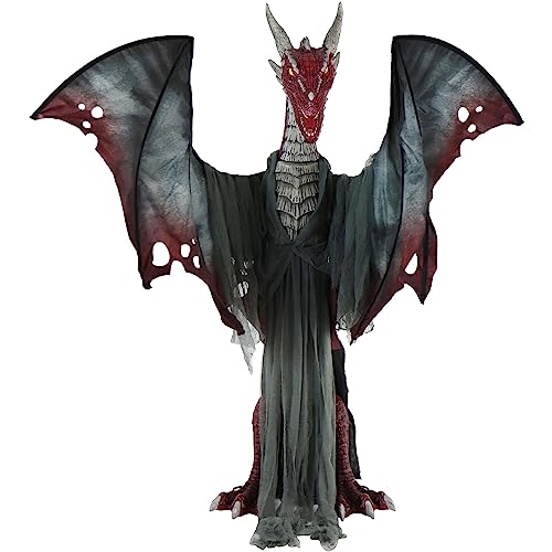 Haunted Hill Farm Motion-Activated 7.5-Ft. Tall Smoldering Ghoul