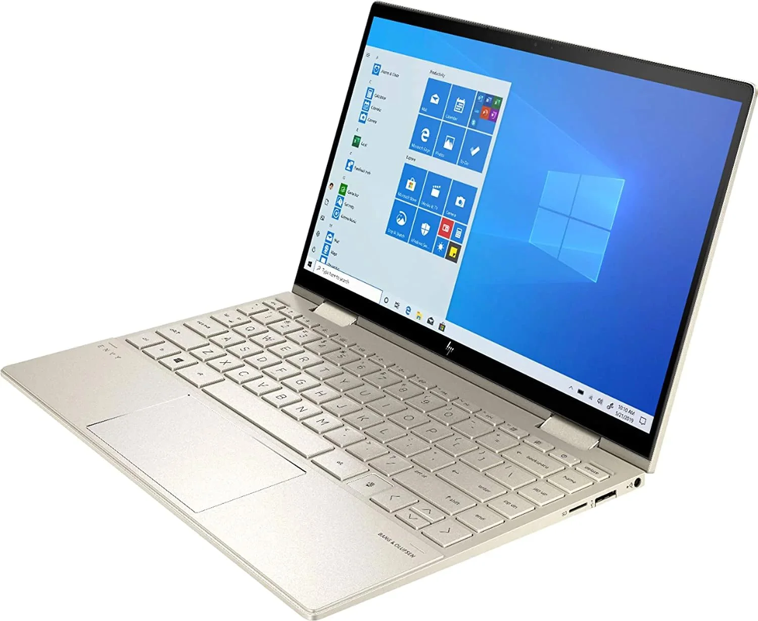 HP 2020 Envy x360 2-in-1 13.3" FHD IPS Touchscreen Laptop Intel Evo Platform 11th Gen Core i7-1165G7 8GB Memory 512GB SSD Pale Gold