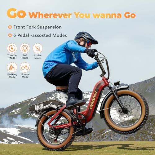 EUY Electric Bike for Adults with Peak 1500W Motor, 48V 20Ah Removable Battery Fast Ebike,Max 70Miles & 30MPH