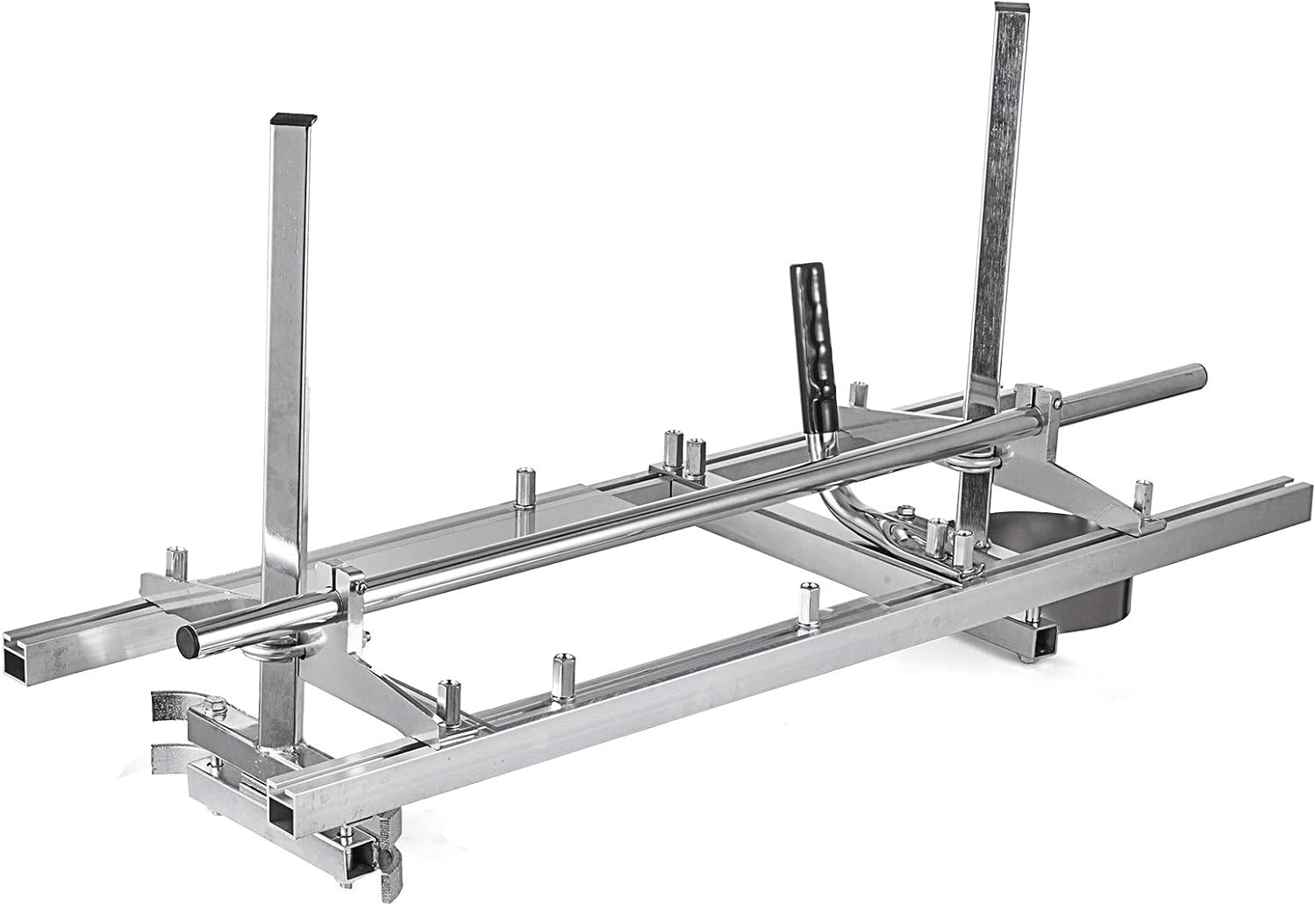 PRIBCHO Portable Chainsaw Mill Planking Milling Guide Bar Saw Mill 14 to 36 Inches Aluminum Steel Wood Lumber Cutting Portable Sawmill + 9Ft Rail