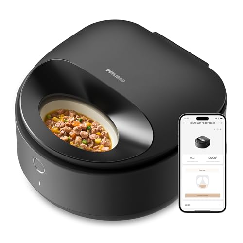 PETLIBRO Automatic Cat Feeder Wet Food Refrigerated New Upgraded APP Control,3 Days Freshness 3 Meals