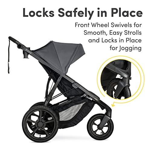 BOB Gear Wayfinder Travel System, Infant Car Seat and Stroller Combo, Nightfall
