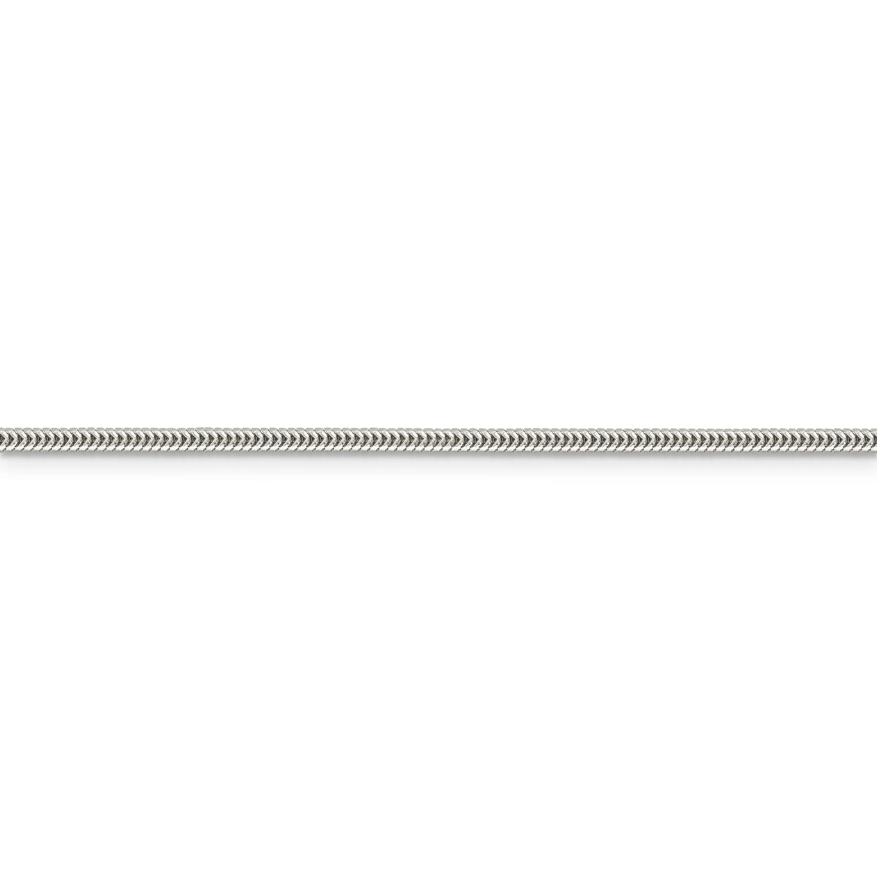 Primal Silver Sterling Silver 1.6mm Round Snake Chain