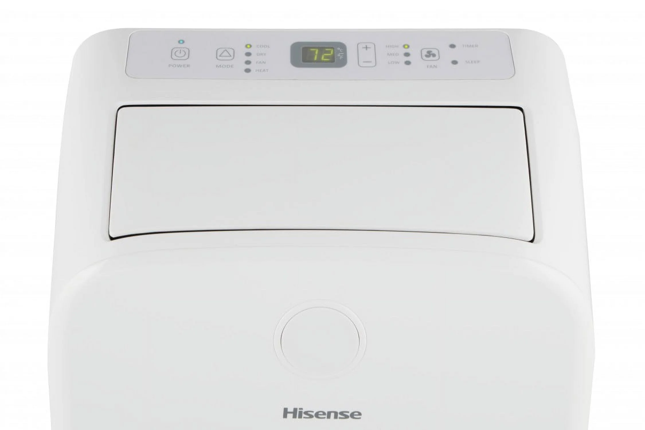 Hisense 8,000-BTU DOE (10,500-BTU ASHRAE) 115-Volt Portable Air Conditioner with 10,000-BTU Heat Pump, Window Kit and Remote