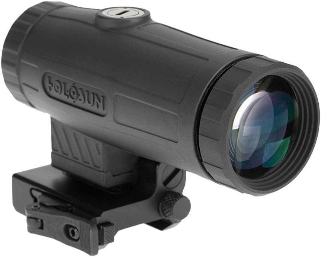 HOLOSUN - HM3X Flip to Side 3x Red Dot Magnifier QD Mount