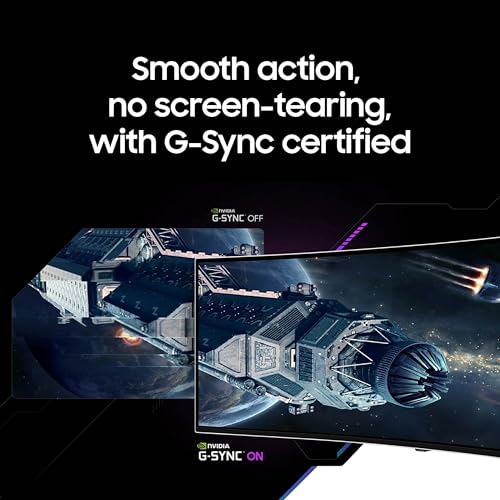Samsung 49" Odyssey OLED (G93SC) Series Curved Gaming Monitor w QD-OLED, 240Hz, 0.03ms, DQHD, G-Sync Compatible, AMD FreeSync Premium Pro