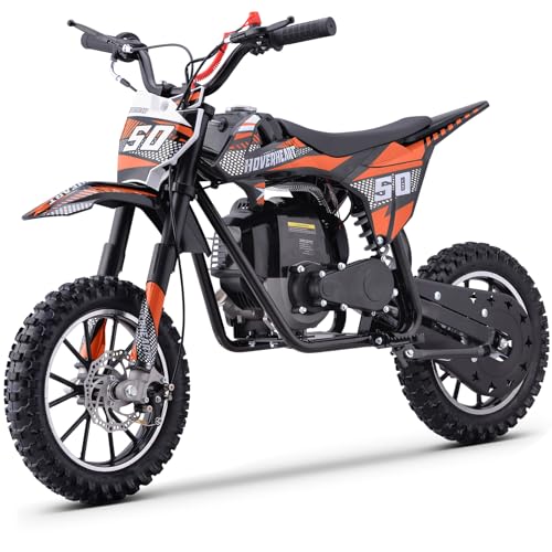 Kids 50cc Dirt Bike, 49cc Gas Dirt Bike for Kids 8-14, Gas Powered Mini Dirt Bikes, 2 Stroke Dirt Bikes, Max Load 165 Lbs