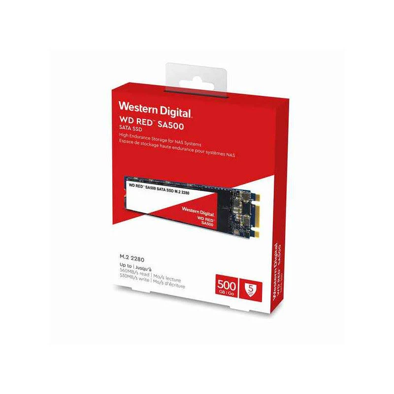 Western Digital WDS500G1R0B WD Red SA500 M.2 NAS SATA SSD 500GB