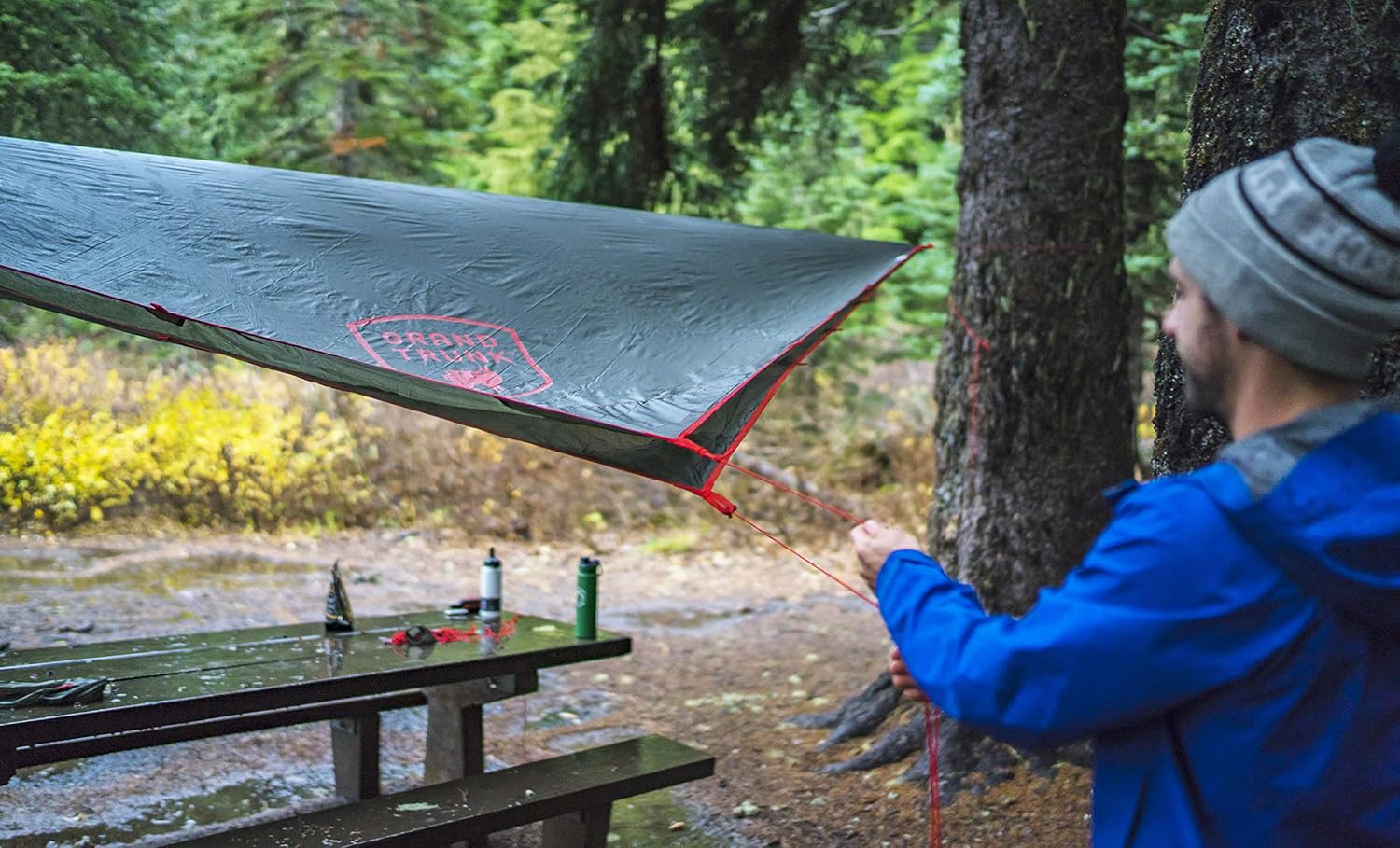 Grand Trunk | Abrigo Rain Fly and Shelter | Large Lightweight All-Weather Waterproof Shelter | Camping and Hammock Gear Pack of 2