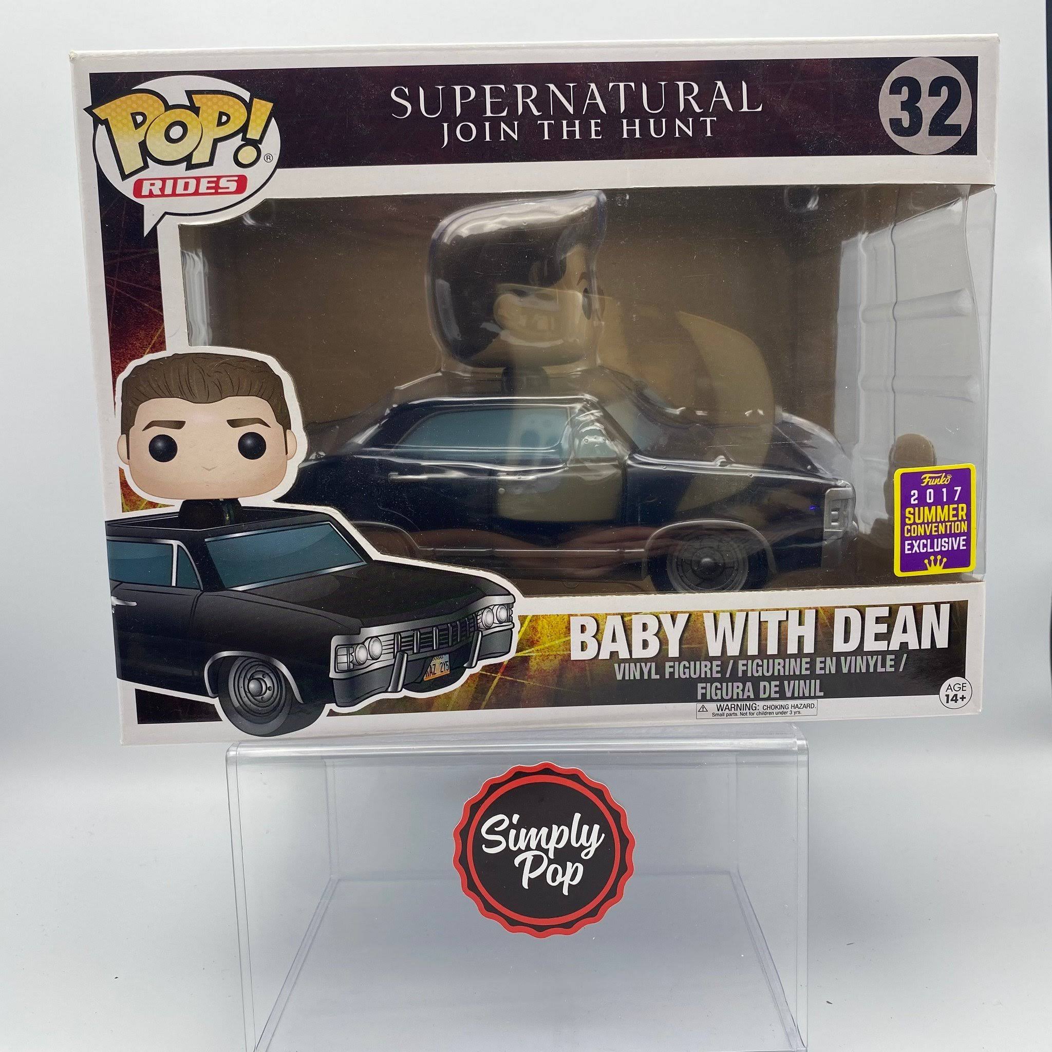 Funko Pop Super Natural Baby W Dean 2017 Summer Convention Exclusive Figure