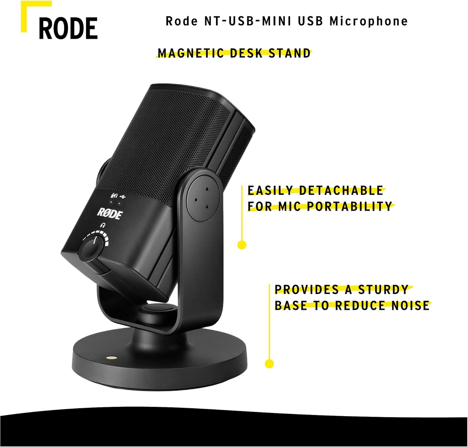 Rode NT-USB-Mini USB Microphone Bundle with Knox Gear USB 3.0 Hub (2 Items)