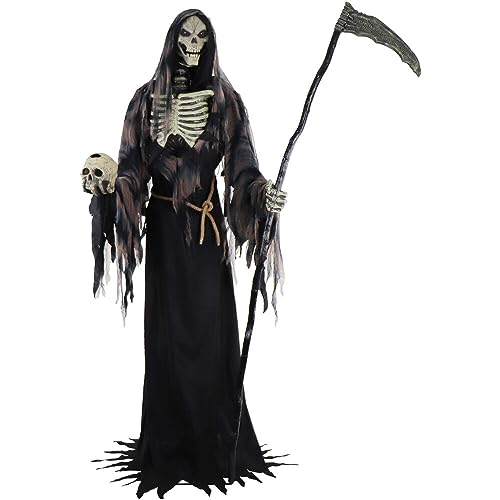 Haunted Hill Farm Motion-Activated 7.5-Ft. Tall Smoldering Ghoul