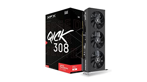 XFX Swift AMD Radeon RX 9060 XT OC Gaming Edition with 8GB GDDR6 HDMI 2xDP, AMD RDNA 4 RX 9060XT RX-96TSW8GBA
