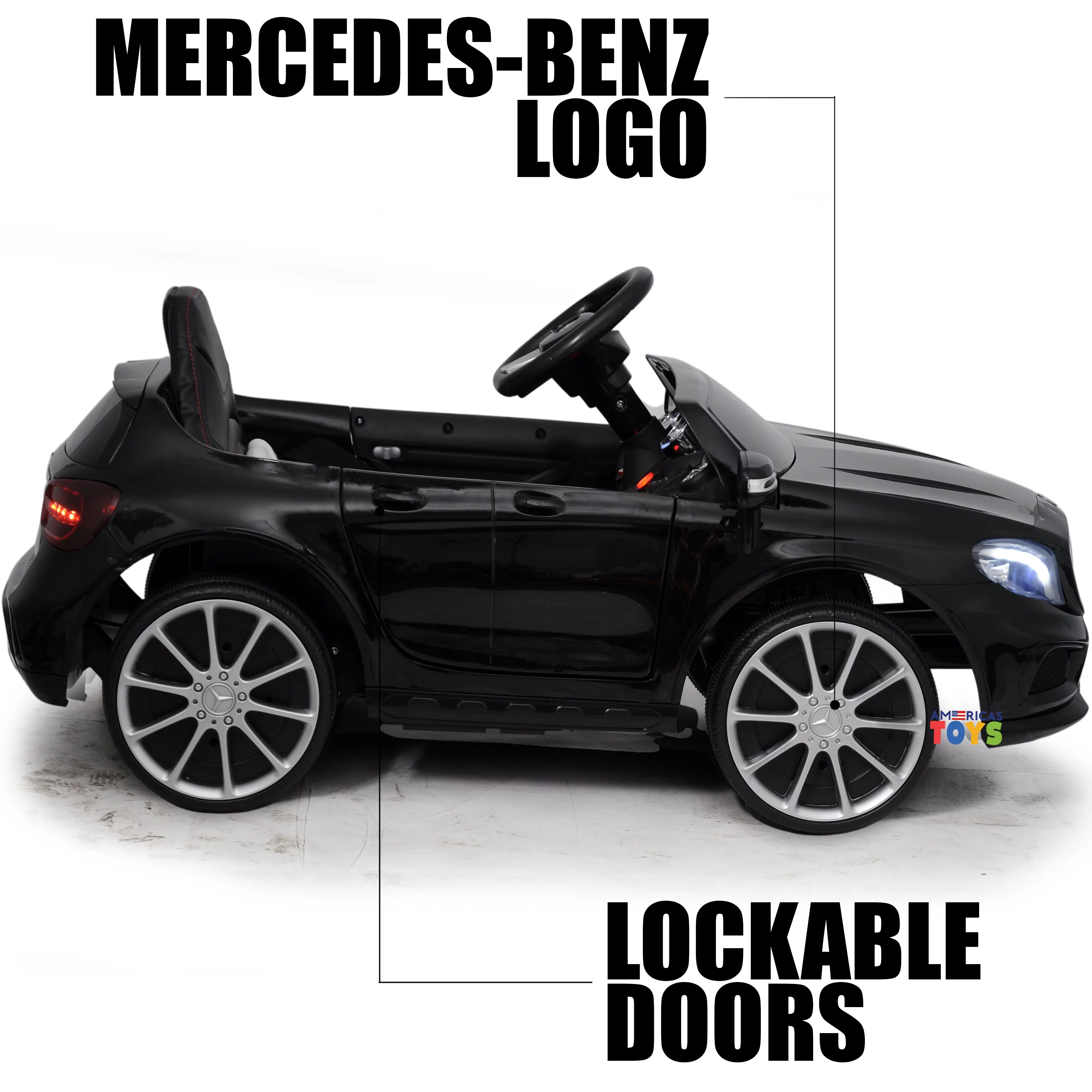 Mercedes GLA45 12 V Powered Ride on Car for Kids with Remote Control