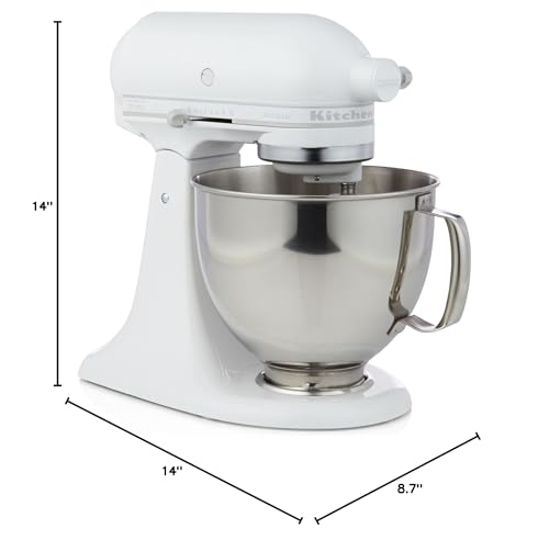 KitchenAid KSM150PSTG Artisan Series 5-Qt. Stand Mixer with Pouring Shield - Tangerine