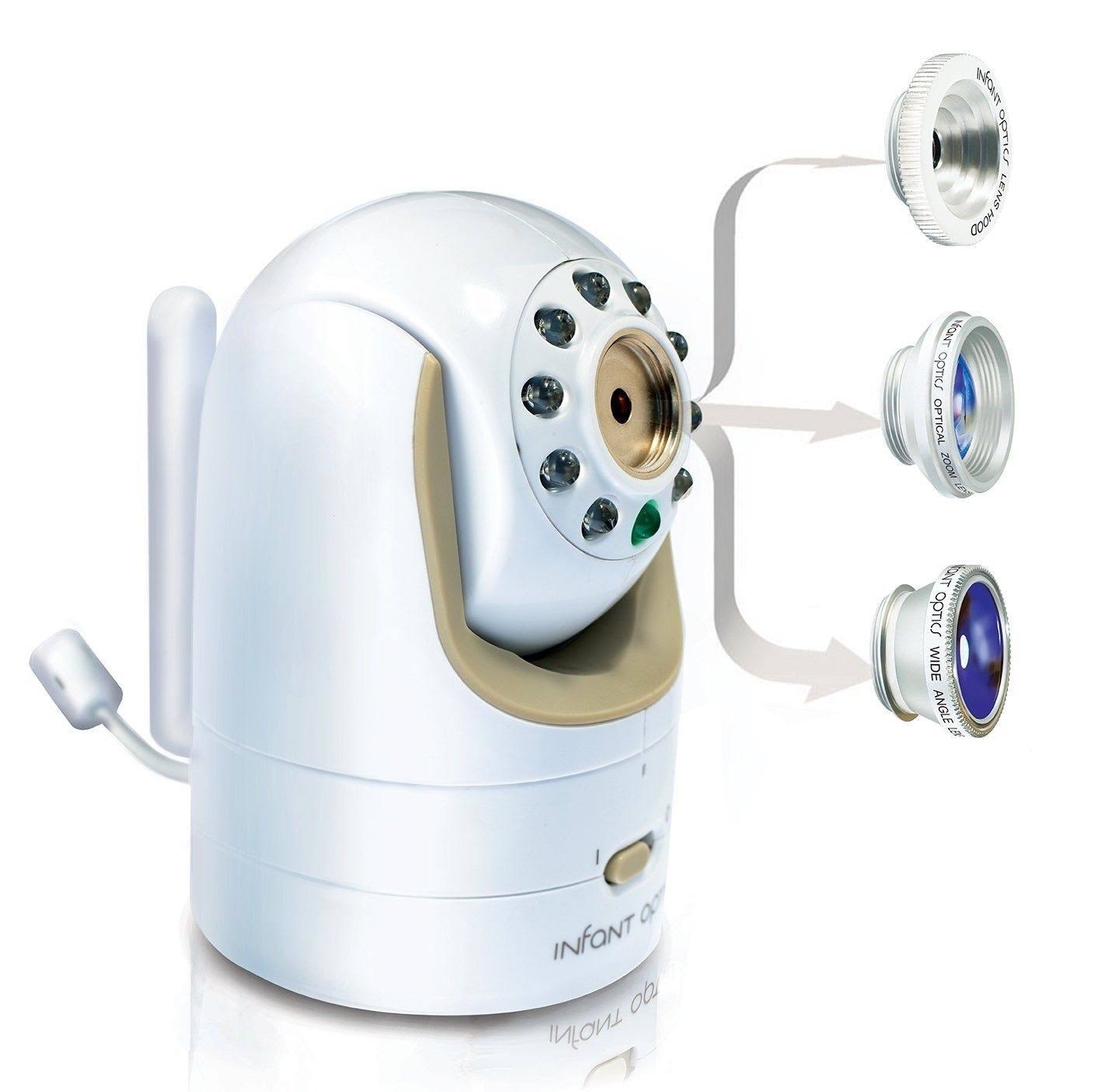 Infant Optics DXR-8 Video Baby Monitor with Interchangeable Optical Lens White