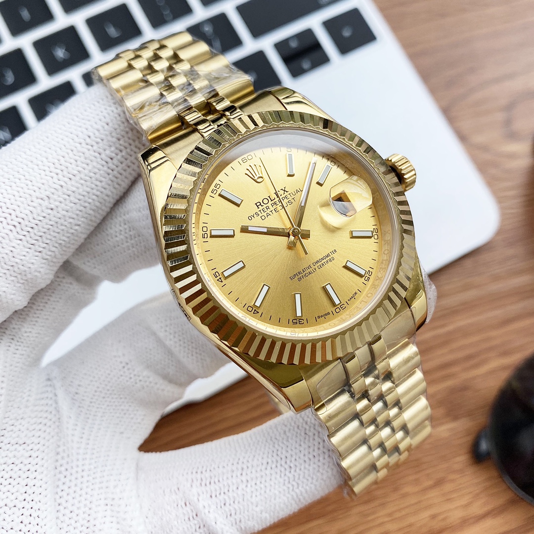 Date just II ( Silver & Goldmix ) Multicolor selection 41mm