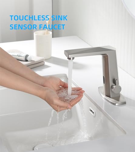 Touchless Sensor Faucets, Automatic Motion Smart Bathroom Wash Basin Sink Faucet