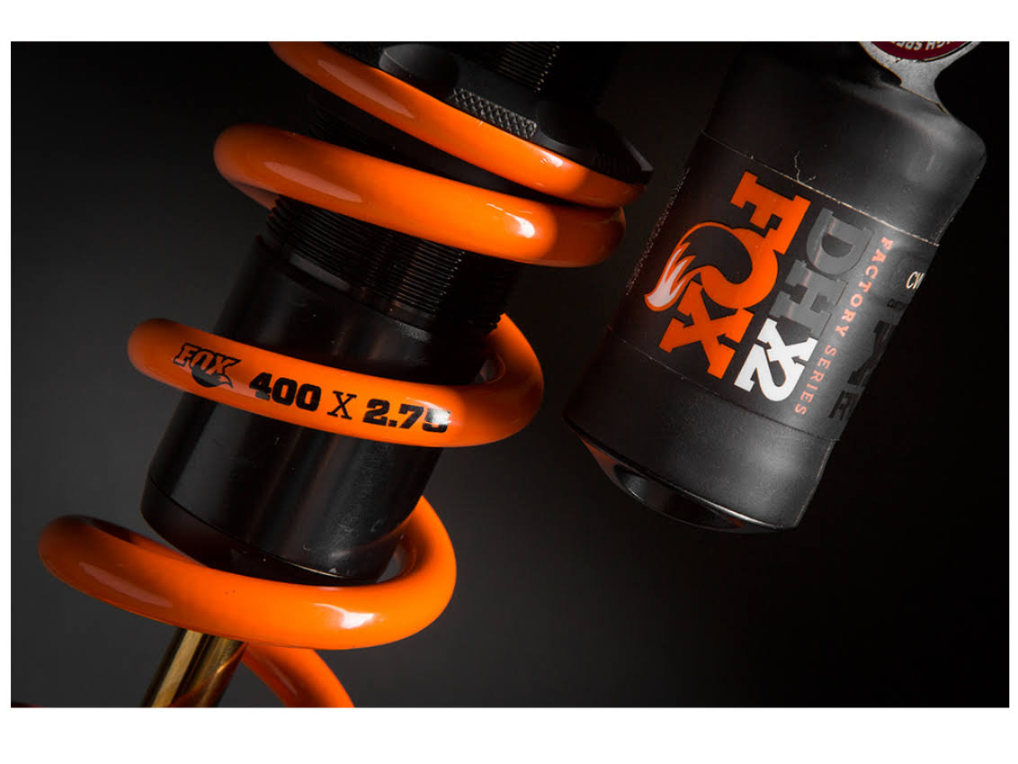 Fox DHX2 Factory Rear Shock Metric 230x65mm 2-Position Lever Ti-Nitride Coat