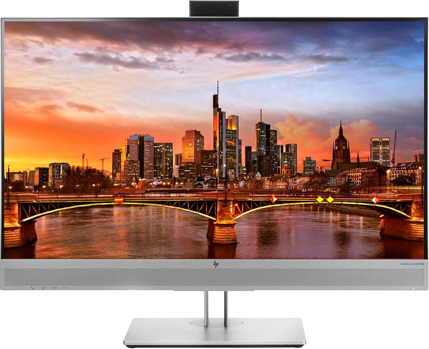 HP EliteDisplay E273m 27 Inch LED Backlit IPS Monitor 2-Pack with Built in Speakers and Webcam, FHD 1920 x 1080 (1FH51A8#ABA)