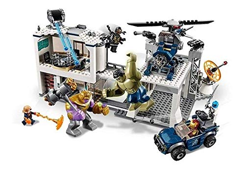LEGO Marvel Avengers Compound Battle 76131 Building Set Includes Toy Car, Helicopter, and Popular Avengers Characters Iron Man