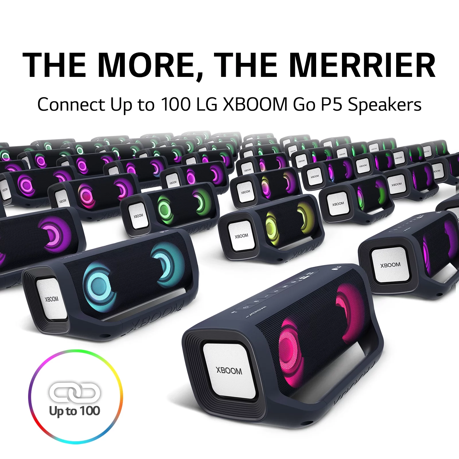 LG XBOOM Go P5 Portable Wireless Bluetooth Outdoor/Party Speaker - Black