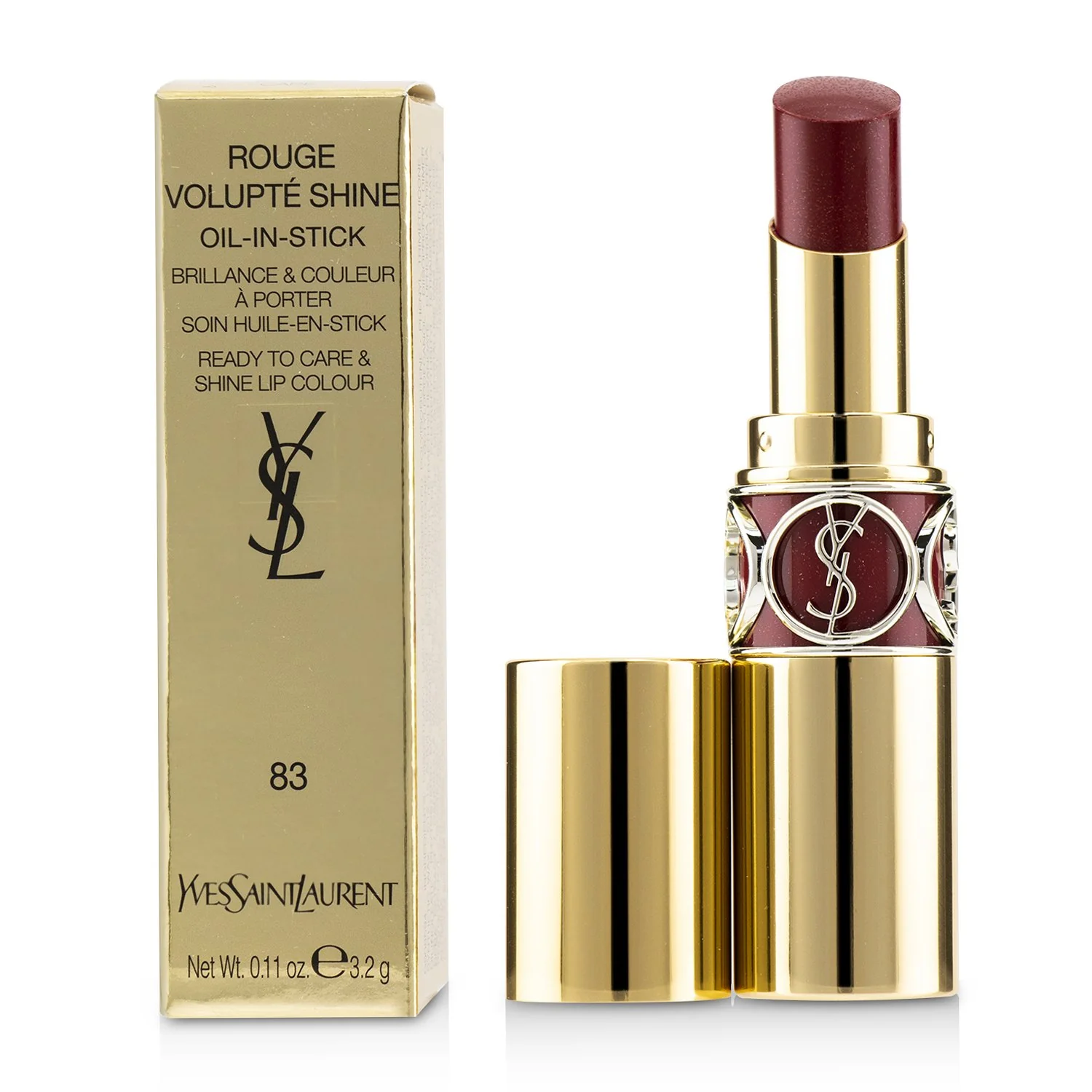 Yves Saint Laurent Rouge Volupte Shine - # 129 Carmine Retro 3.2g/0.11oz