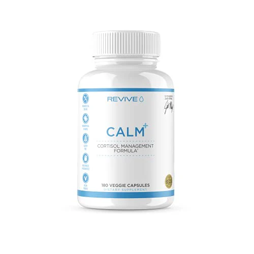 Revive MD | Calm | Stress Management for Men and Women | Mood Enhancement | 180 Capsules - Kansas Nuitrition - HNZSDS