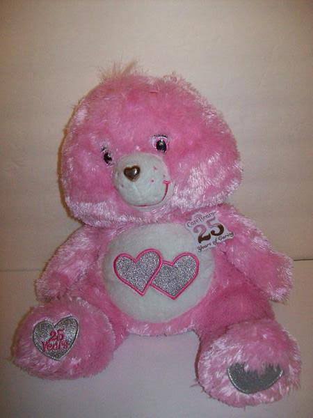 Special Collectors Edition Pink Care Bear 25th Anniversary Swarvoski C