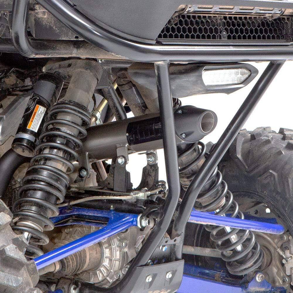 HMF Racing Orange Performance Black Out Slip on Exhaust for Yamaha YXZ 1000R 16-19 End Cap- Euro-Black