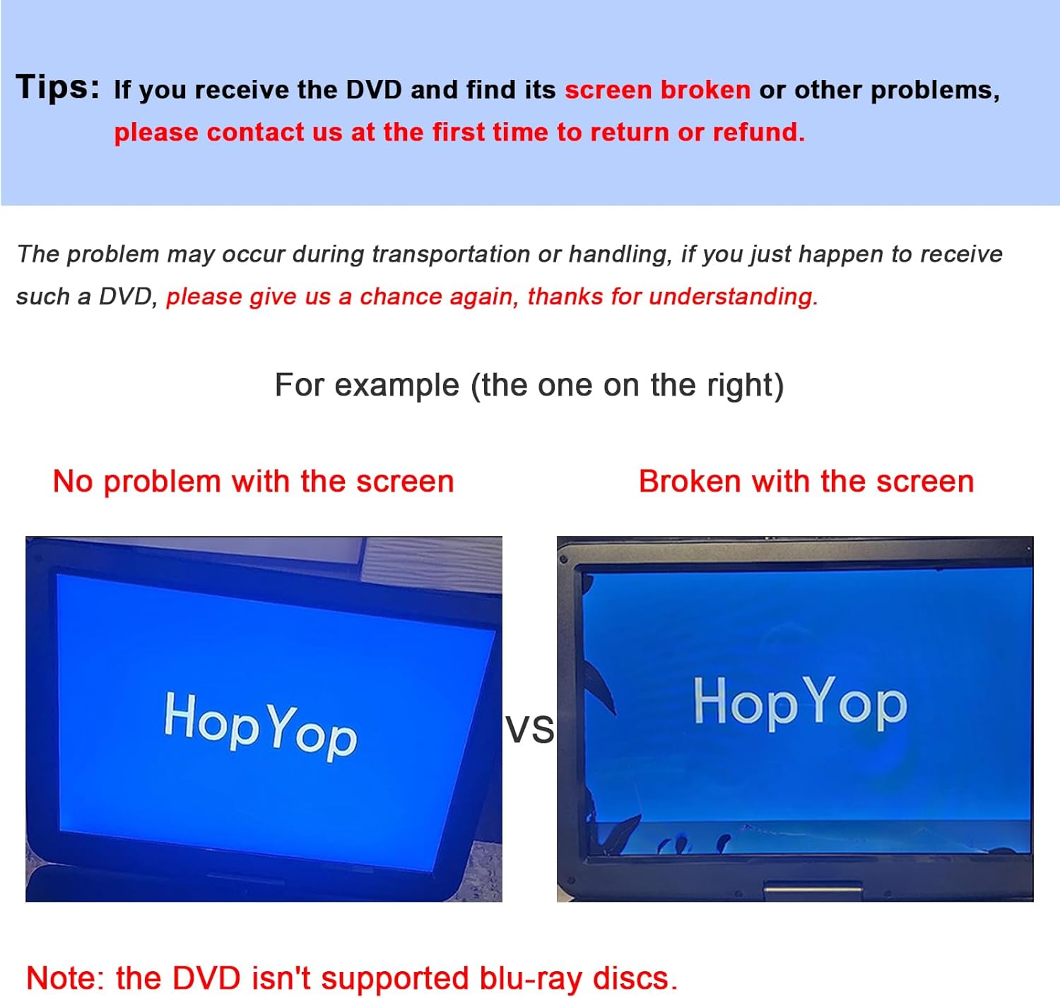 19.6" Portable DVD Player with 17.1" HD Swivel Screen, 4H Rechargeable Battery, Support USB/SD Card/Discs/Sync TV, Dual Stereo Speakers, Last Memory