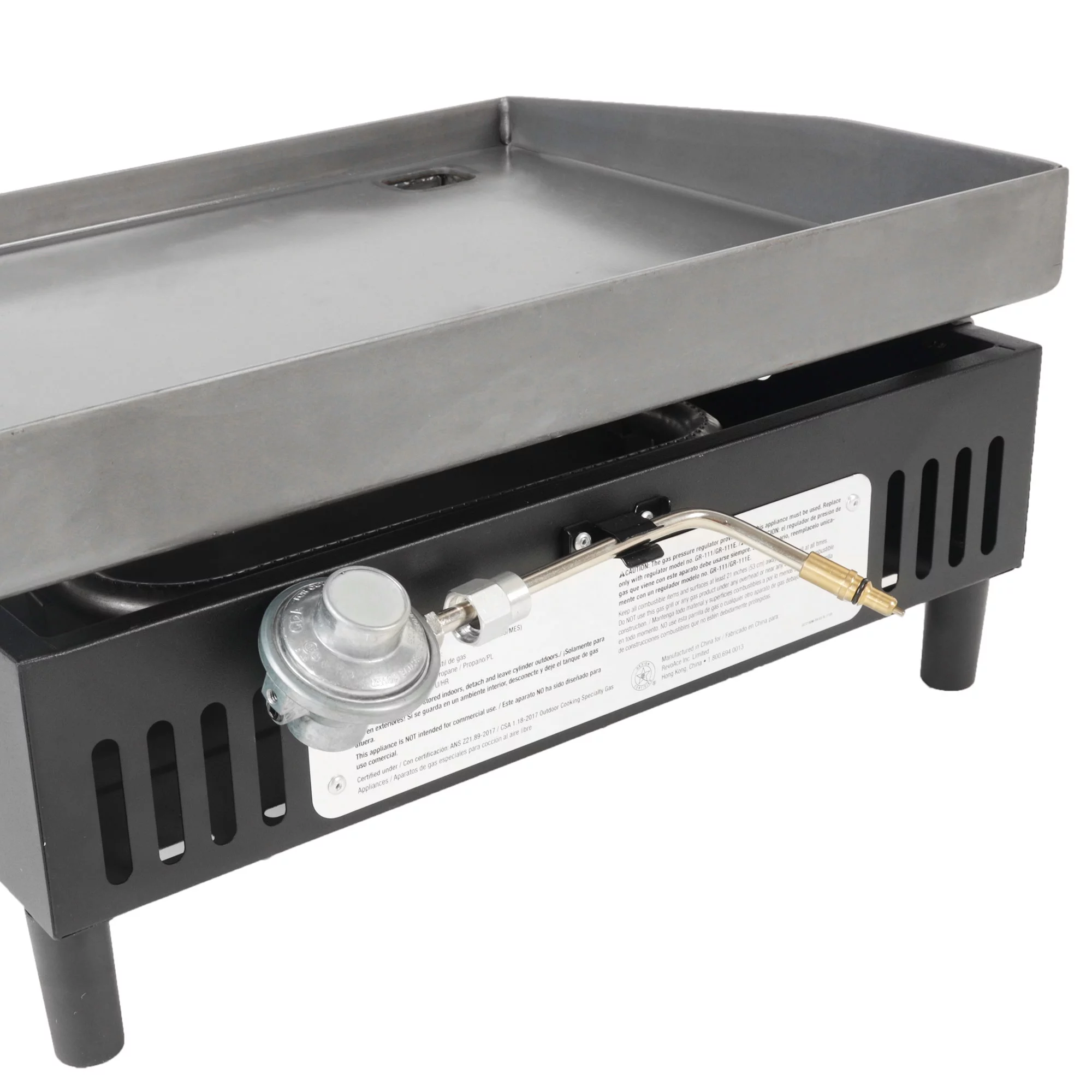 Razor Griddle GGT2160M 19" Portable 1 Burner LP Propane Gas Grill, Steel
