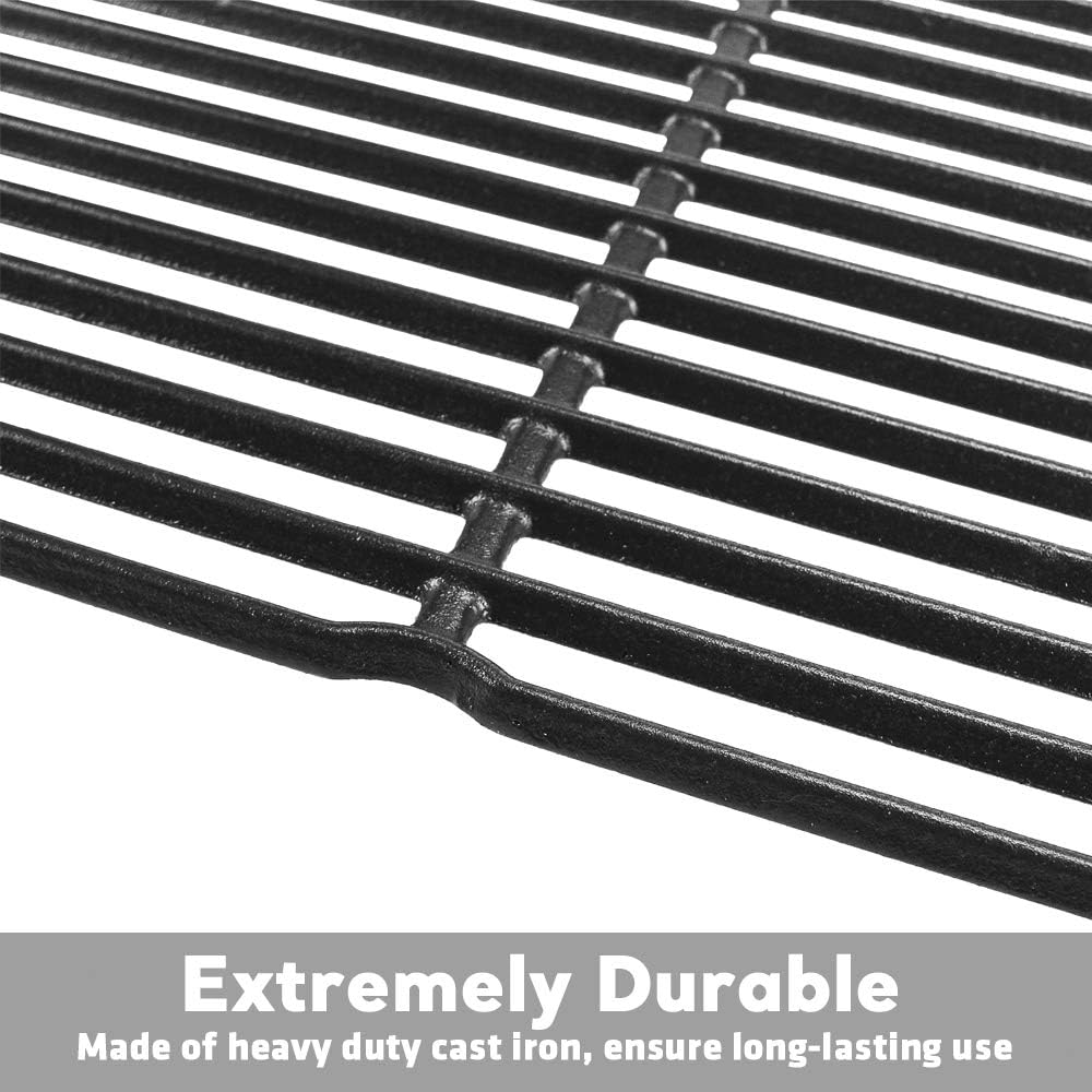 Uniflasy 15 Inch Cast Iron Grill Cooking Grid Grate for Weber Old Spirit 200 Series, Spirit E/S 200 & 210 with Side Control Panel, Spirit 500