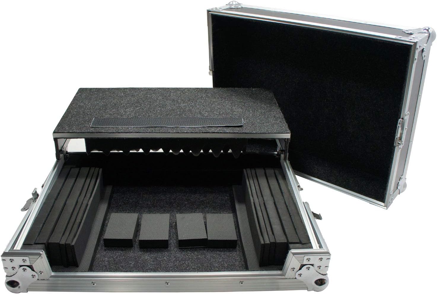 Harmony HCMINILT Flight Glide Laptop Stand Road DJ Case Compatible with Pioneer DDJ-SB3