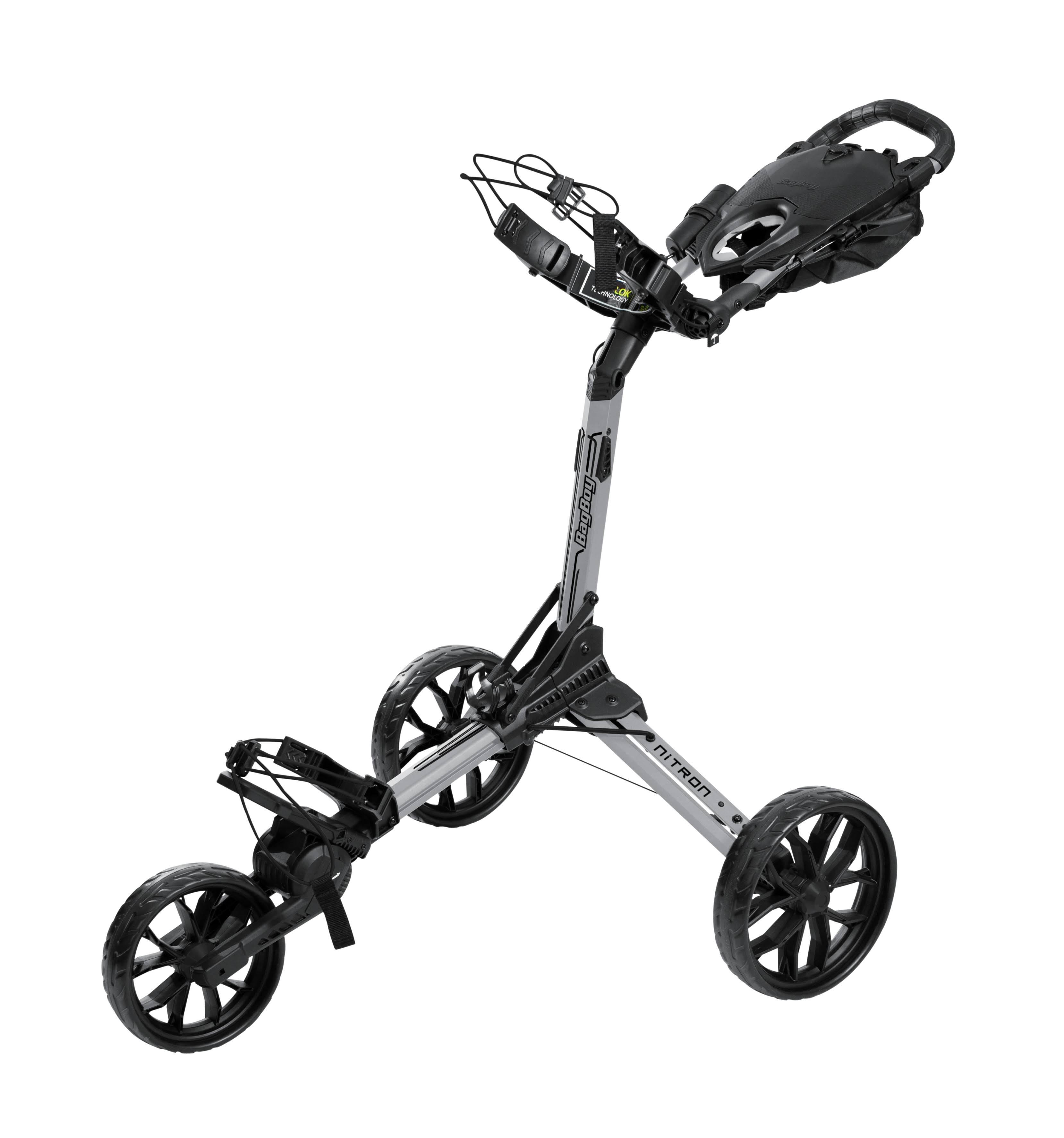 Bag Boy Nitron Push Cart Silver/Black