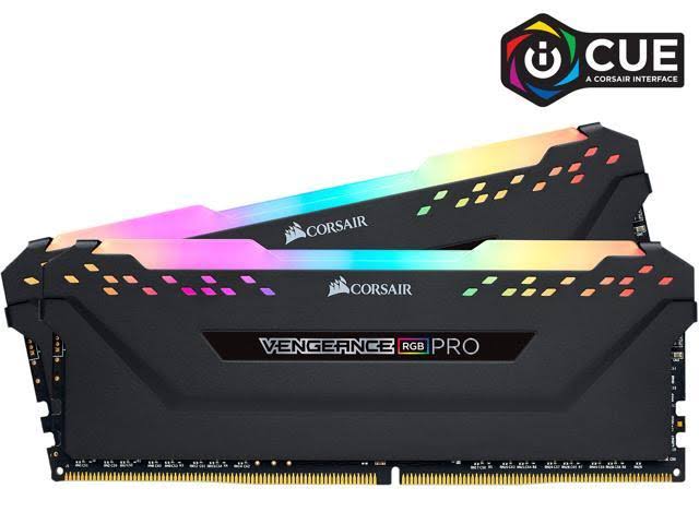 Corsair - Vengeance RGB Pro 32GB (2x16GB) DDR4 3600 (PC4-28800) C18 Desktop Memory