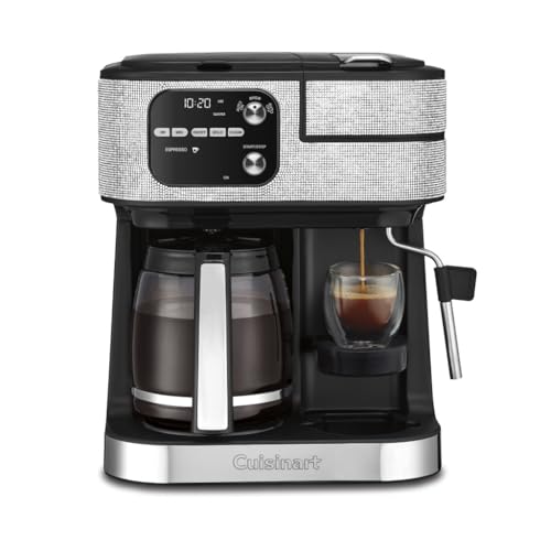 Cuisinart Coffee Center Barista Bar 4-in-1 Coffee Maker, Single-Serve Pods Compatible, Coffeemaker, Three Brewing Sizes, SS-4N1MBNAS, Black