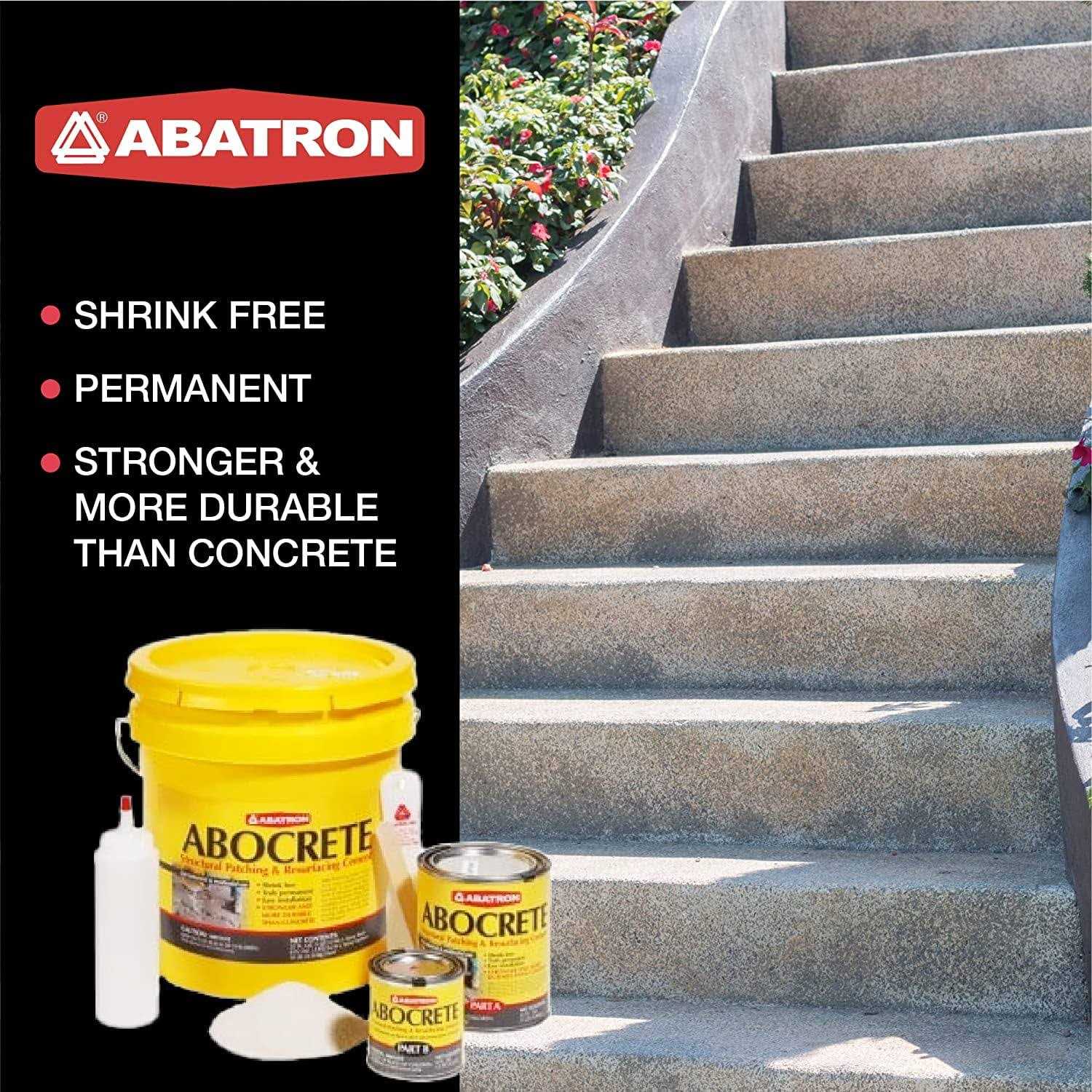 Abocrete Epoxy Adhesive,Light Gray,5 gal.,Bucket Ackr Light Gray