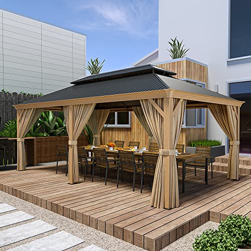 HAPPATIO 10' x 12' Hardtop Gazebo