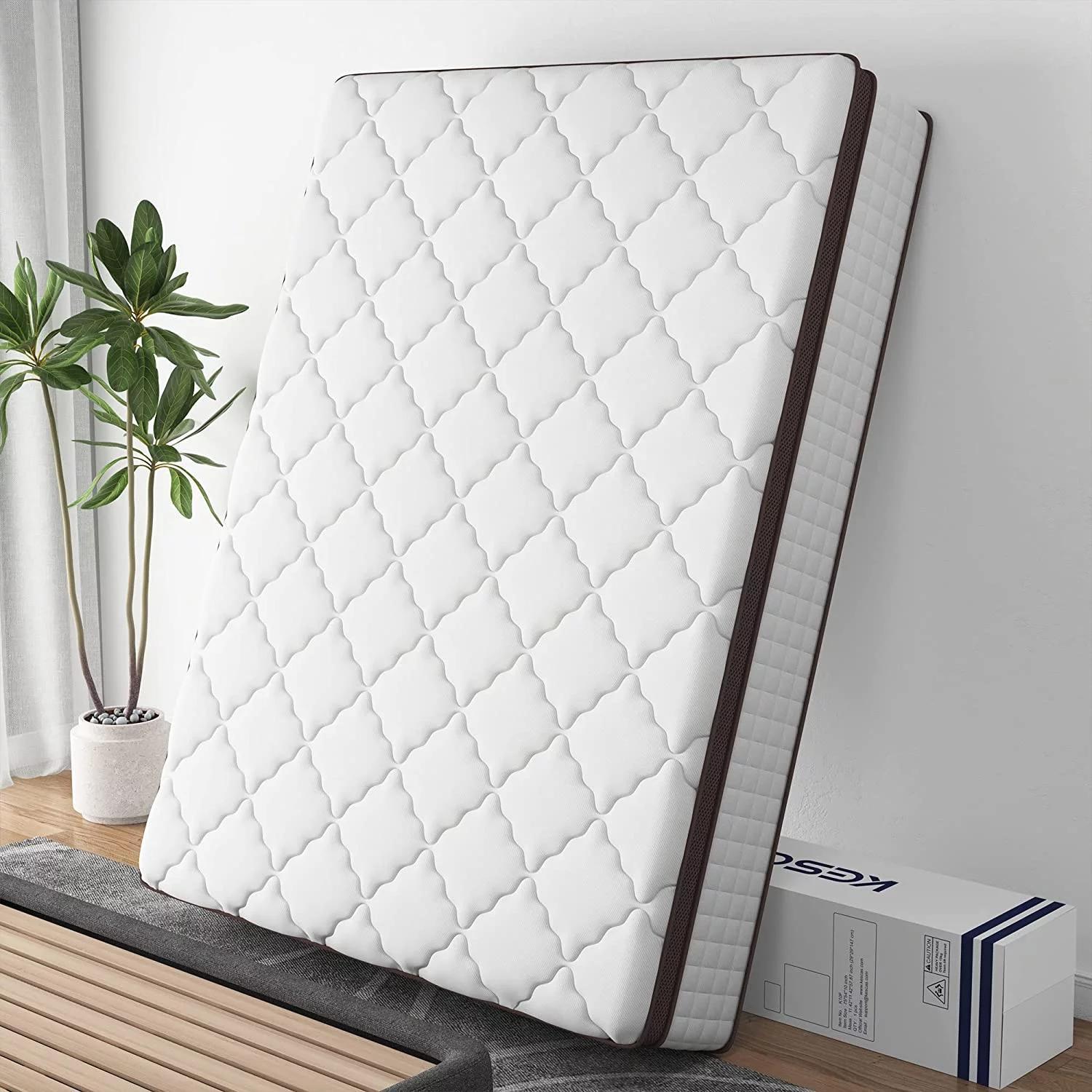 Queen Size Hybrid Mattress, Kescas 8 inch Queen Mattress with Cooling Gel Memory Foam, Fiberglass Free, Medium Firm - Radiant Selections