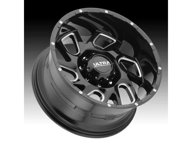 Ultra 221bm Carnage 17x9 6x135 +18mm Black/Milled Wheel Rim