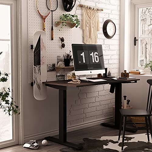 Electric Standing Desk 48 x 24 Inch Height Adjustable Stand Up Desk for Home and Office, Sit Stand Desk Computer Workstation with Splice Board