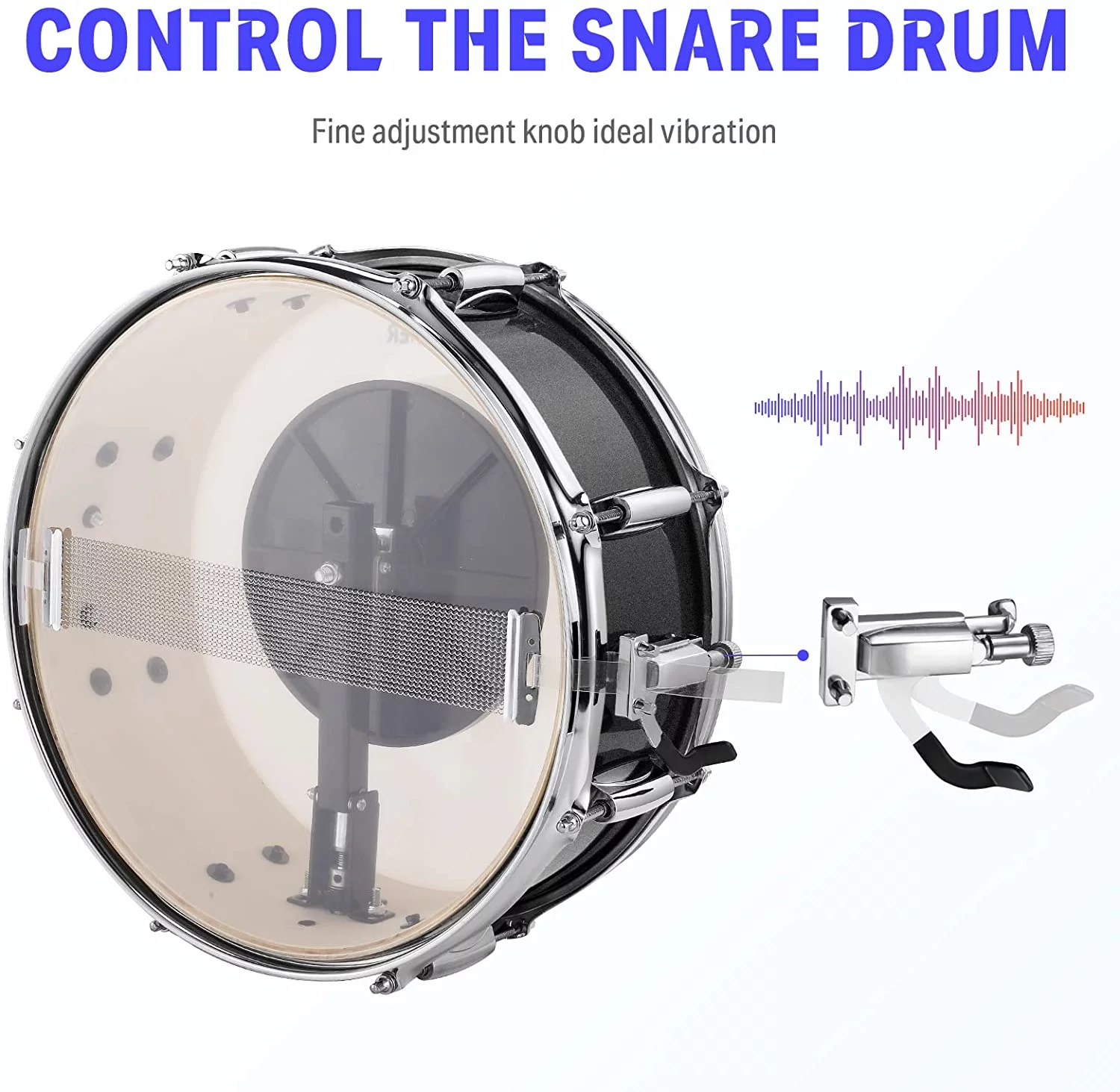 Donner Drum Set Adult with Silent System, 5-Piece Full Size Professional Drum Kit Black - Curated Treasures Market