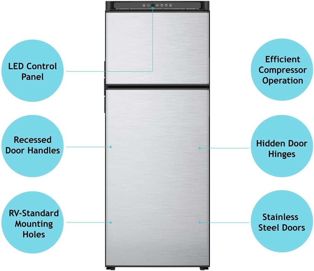 Norcold N10DCBKR 10 cu ft. DC Compressor Refrigerator