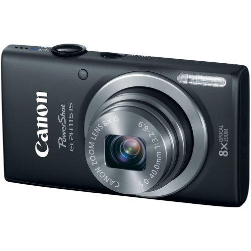 Canon PowerShot ELPH 115 is 16.0 MP Digital Camera with 8X Optical Zoom with a 28mm Wide-Angle Lens and 720p HD Video Recording (Blue)
