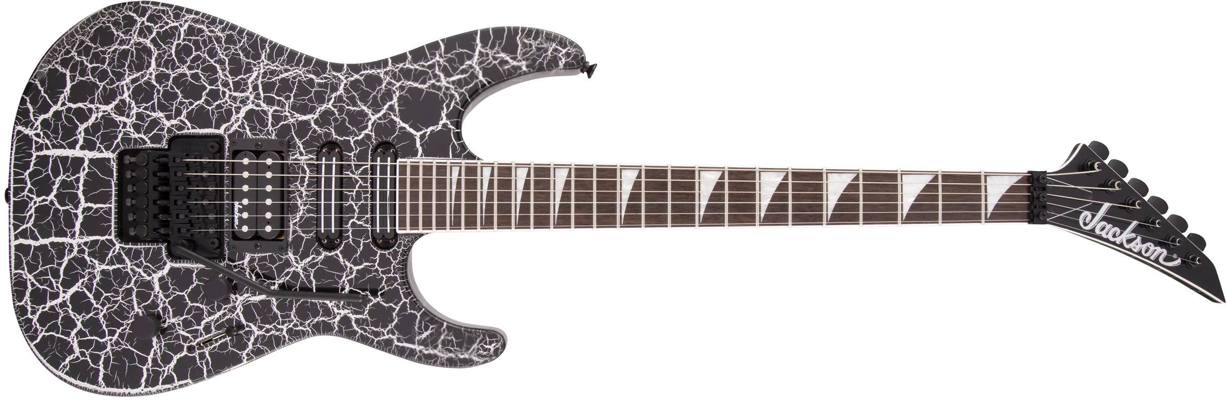Jackson x Series Soloist SL3X DX Crackle Electric Guitar Silver