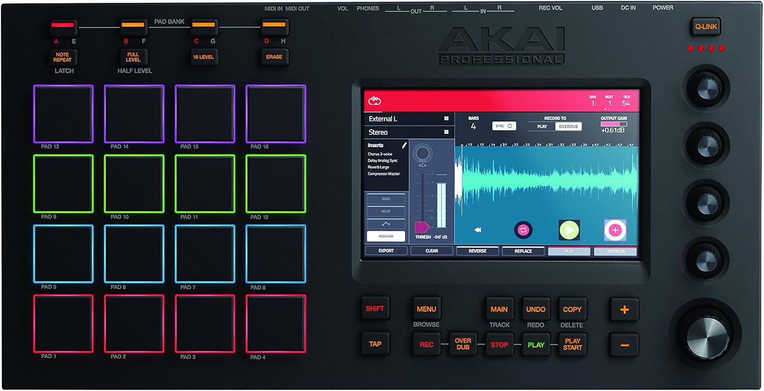 Akai Professional MPC Touch | Music Production Station with 7" Multi-Color Touchscreen
