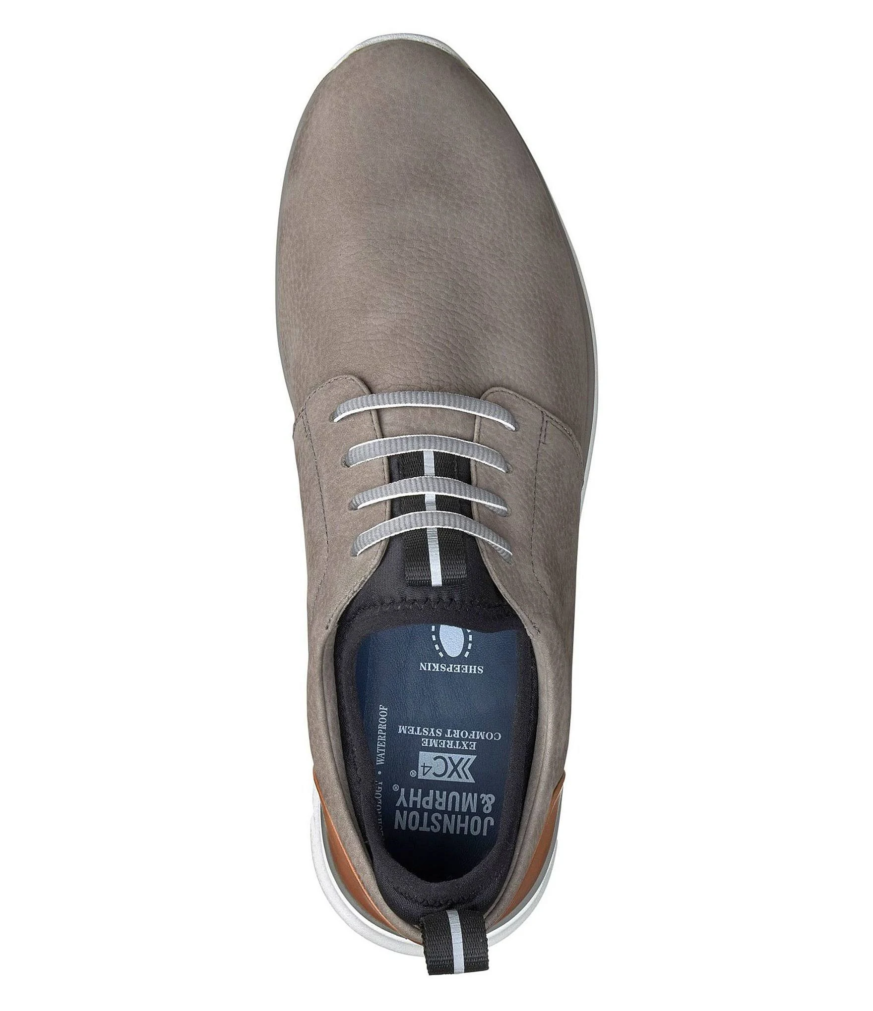 Johnston u0026 Murphy Men&s XC4 Prentiss Plain Toe, Navy Nubuck Size: 13 M